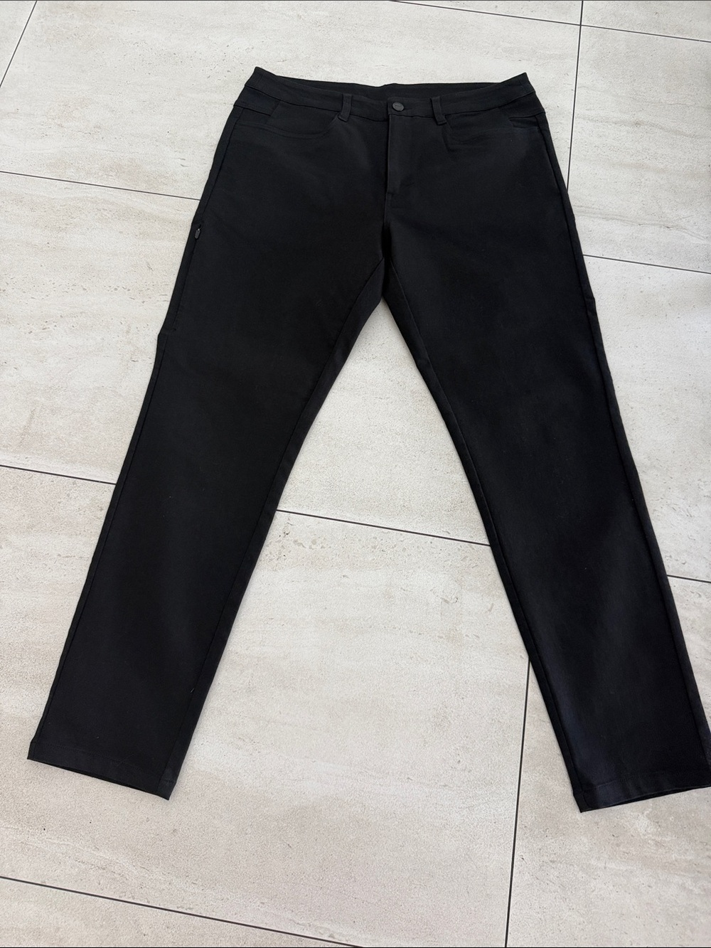 BYLT Basics Men's Black Slim Straight Jeans — Sleek Everyday Style